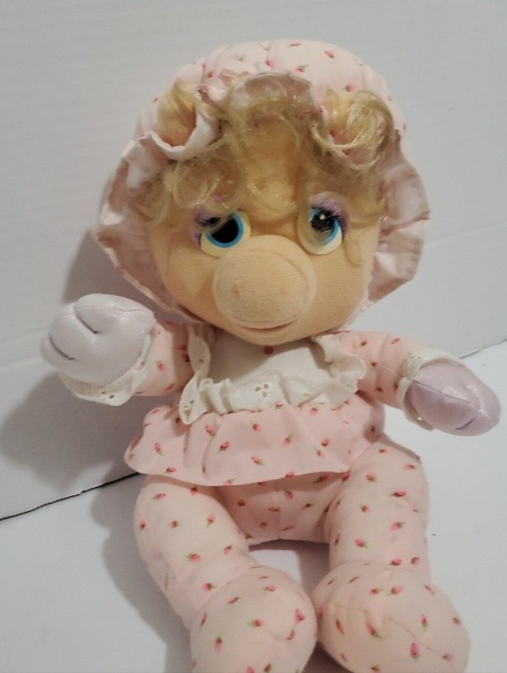 Vintage 1984 Muppet Babies Miss Piggy From Pampers Plush Figure Hasbro